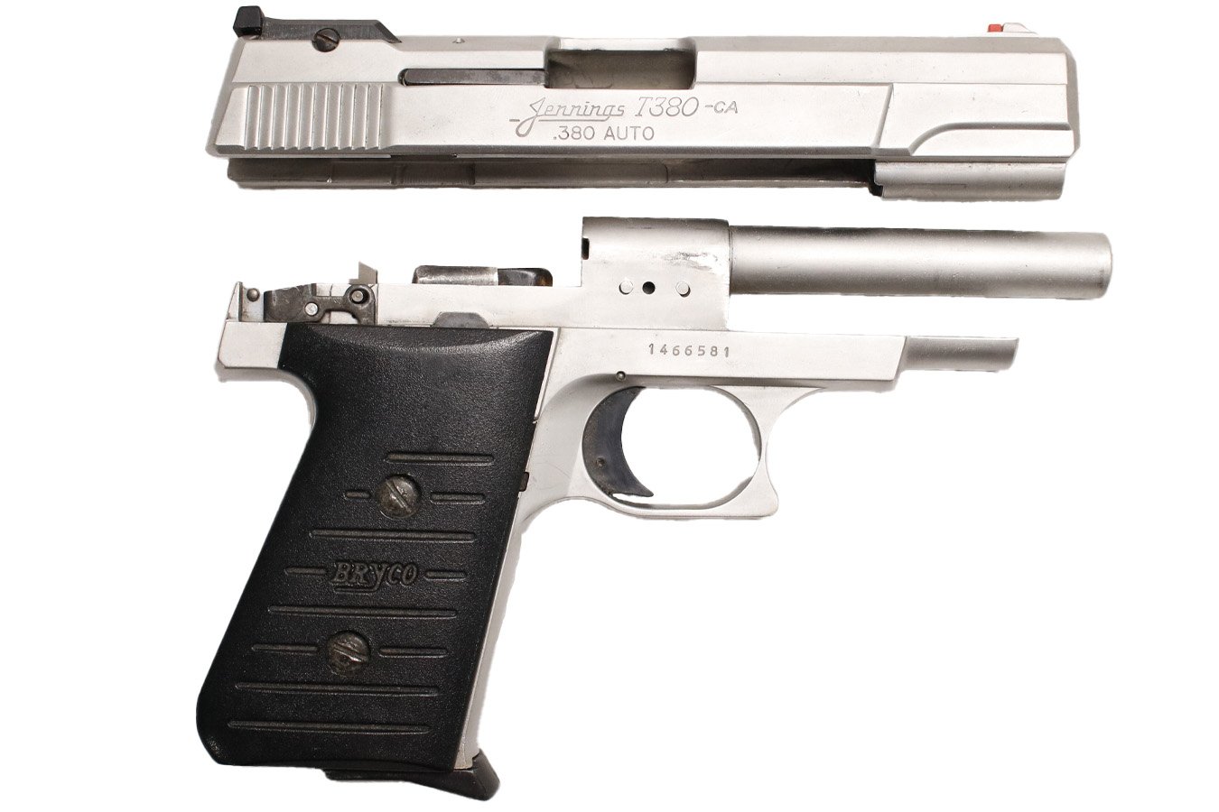 BRYCO Jenning T380-CA 380 ACP Police Trade-in Pistol